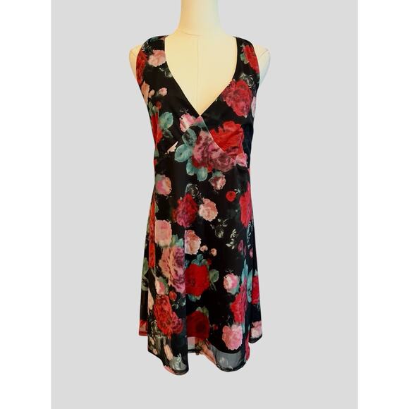 Wild Fable Dress Womens XXL Scarf Halter Babydoll Whimsigoth Dark Romance Y2K‎ - Picture 2 of 9